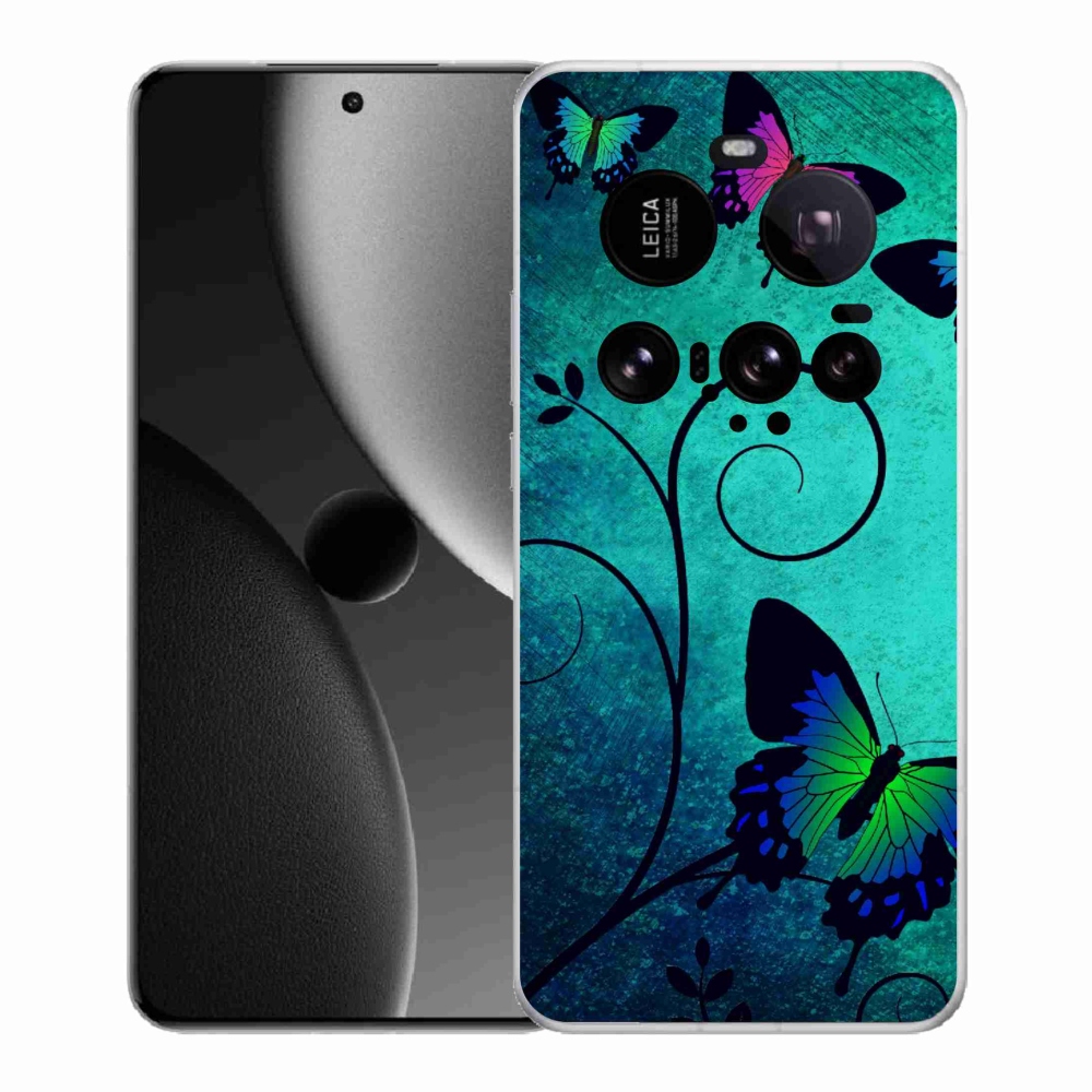 Gélový kryt mmCase na Xiaomi 15 Ultra - farební motýle