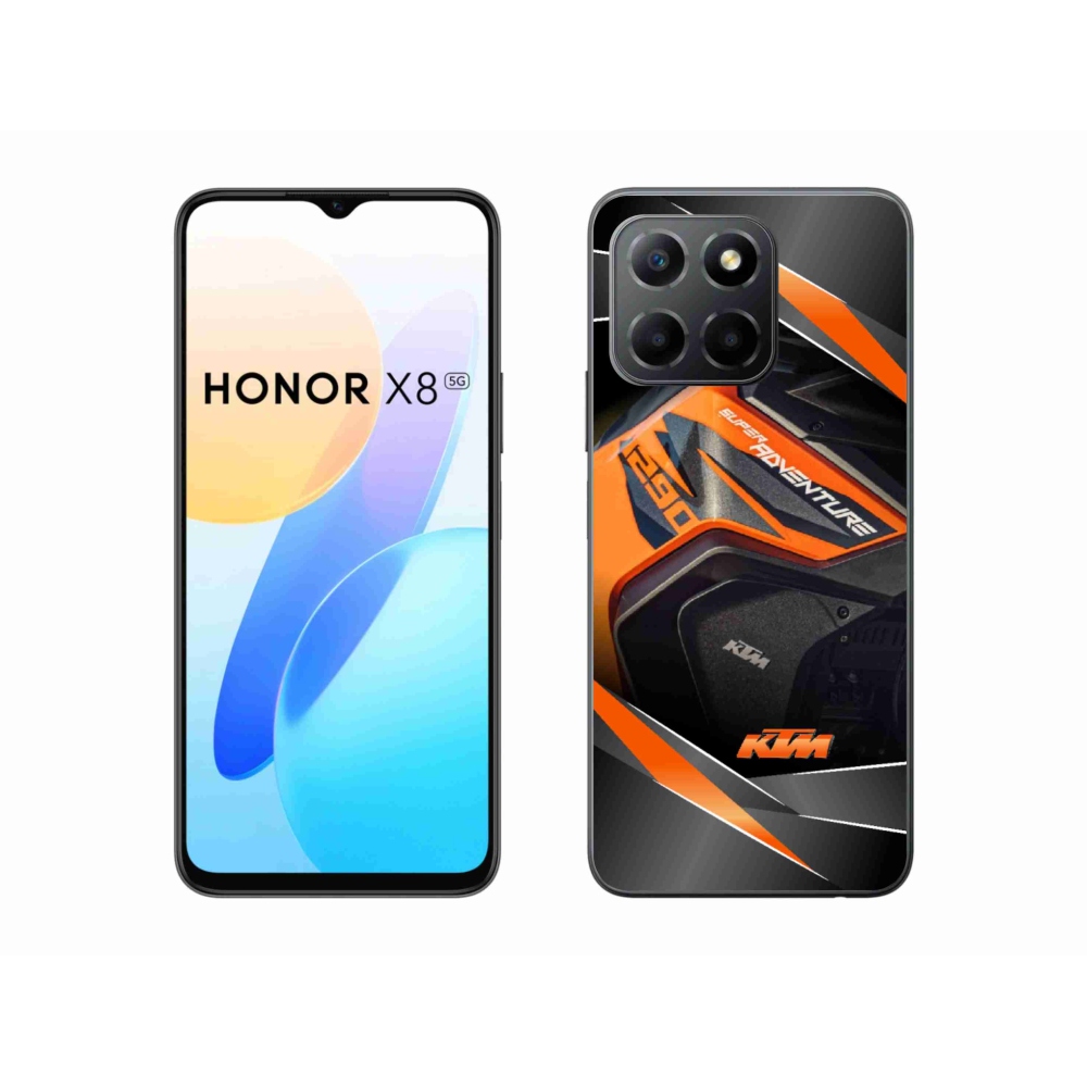 Gélový kryt mmCase na Honor X8 5G/Honor 70 Lite 5G - motorka ktm