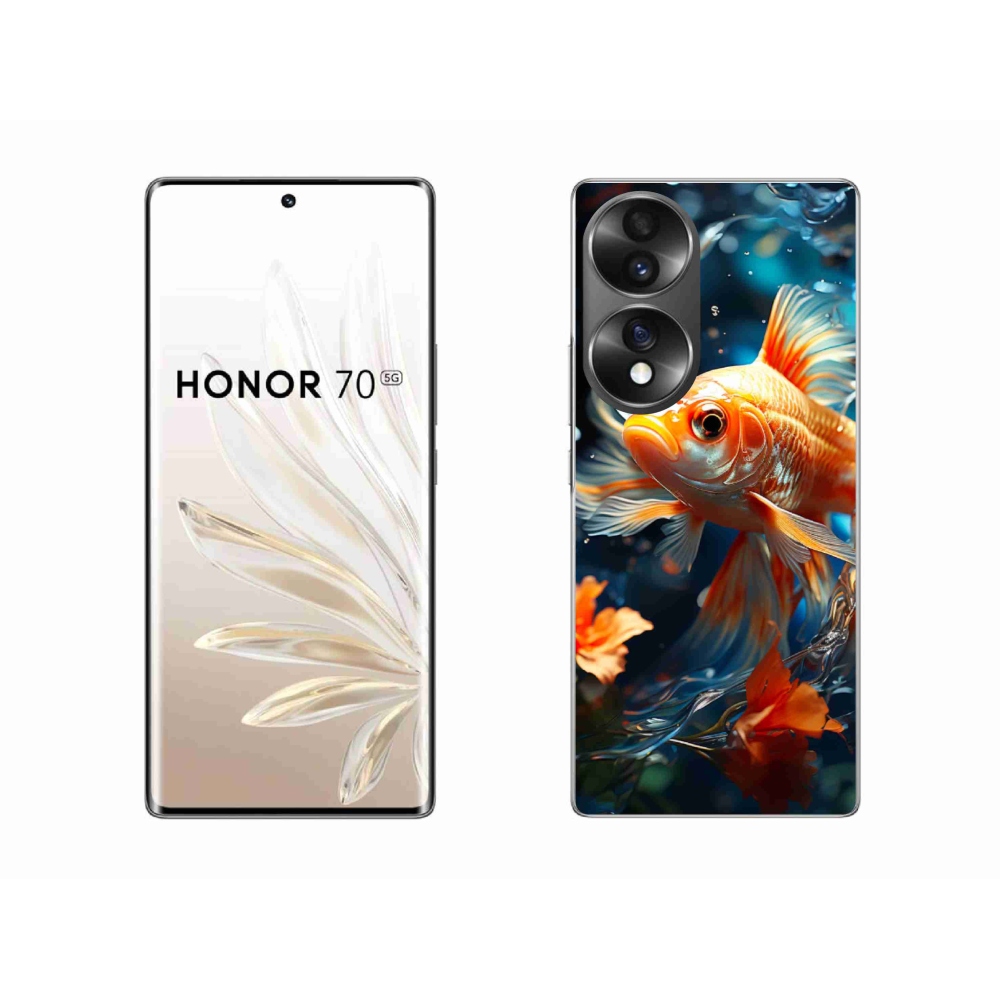 Gélový kryt mmCase na Honor 70 - rybka