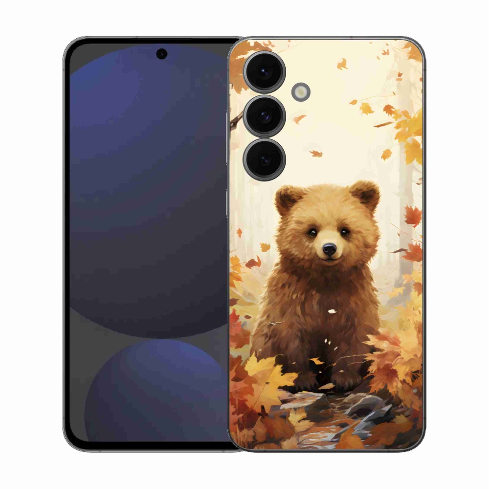 Gélový kryt mmCase na Samsung Galaxy S25 FE - medveď v lese