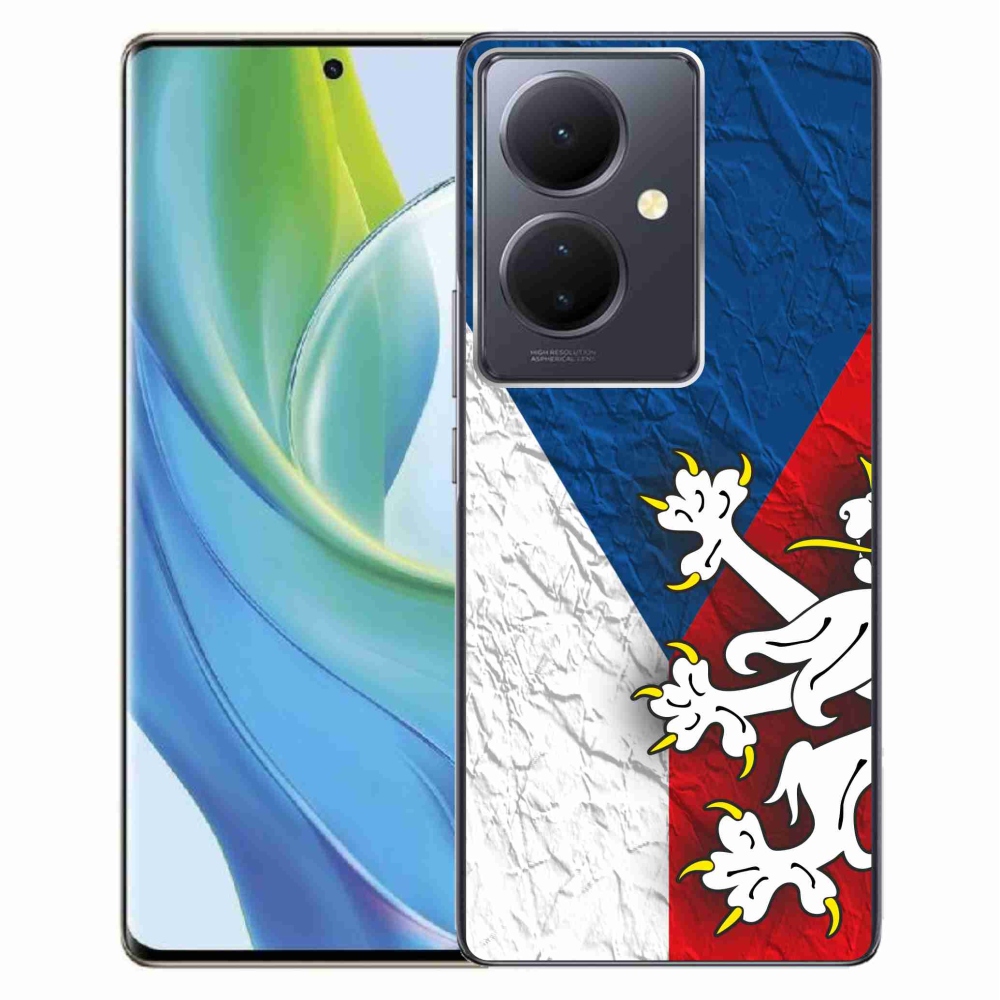 Gélový kryt mmCase na Vivo V29 Lite 5G - česká vlajka 1