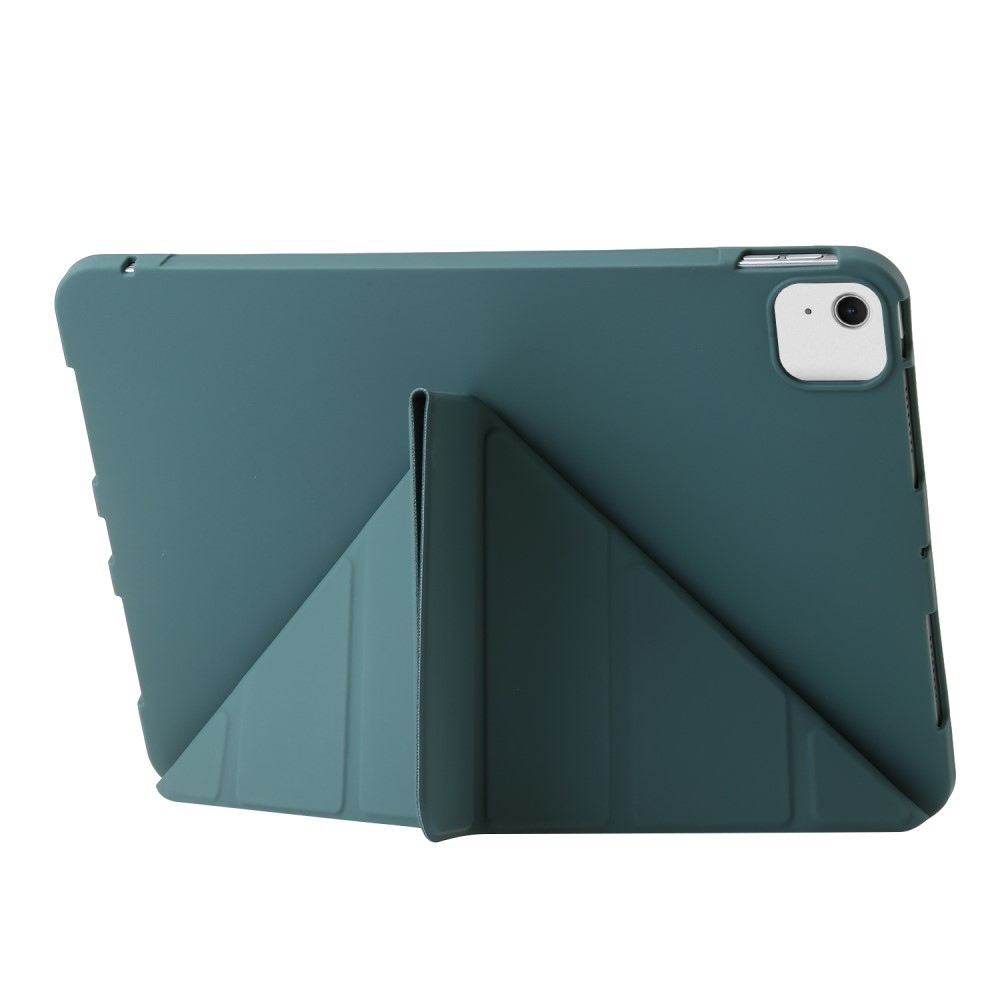 Origamis inteligentné polohovacie puzdro na tablet iPad Air 13 (2024)/(2025) - tmavozelené