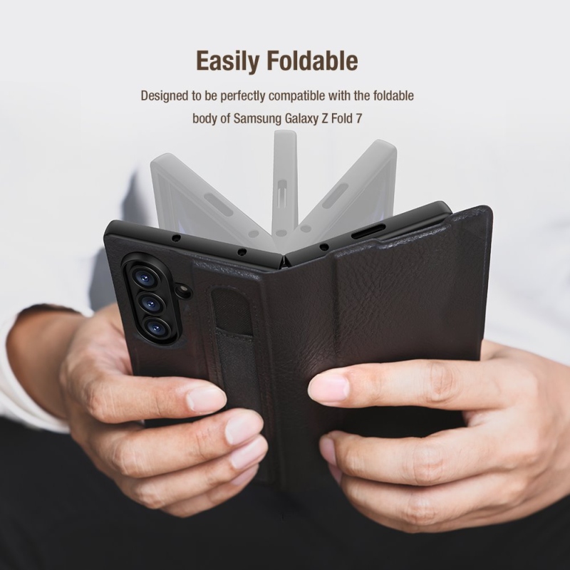 Puzdro Nillkin Aoge pre Samsung Galaxy Z Fold 7 Brown