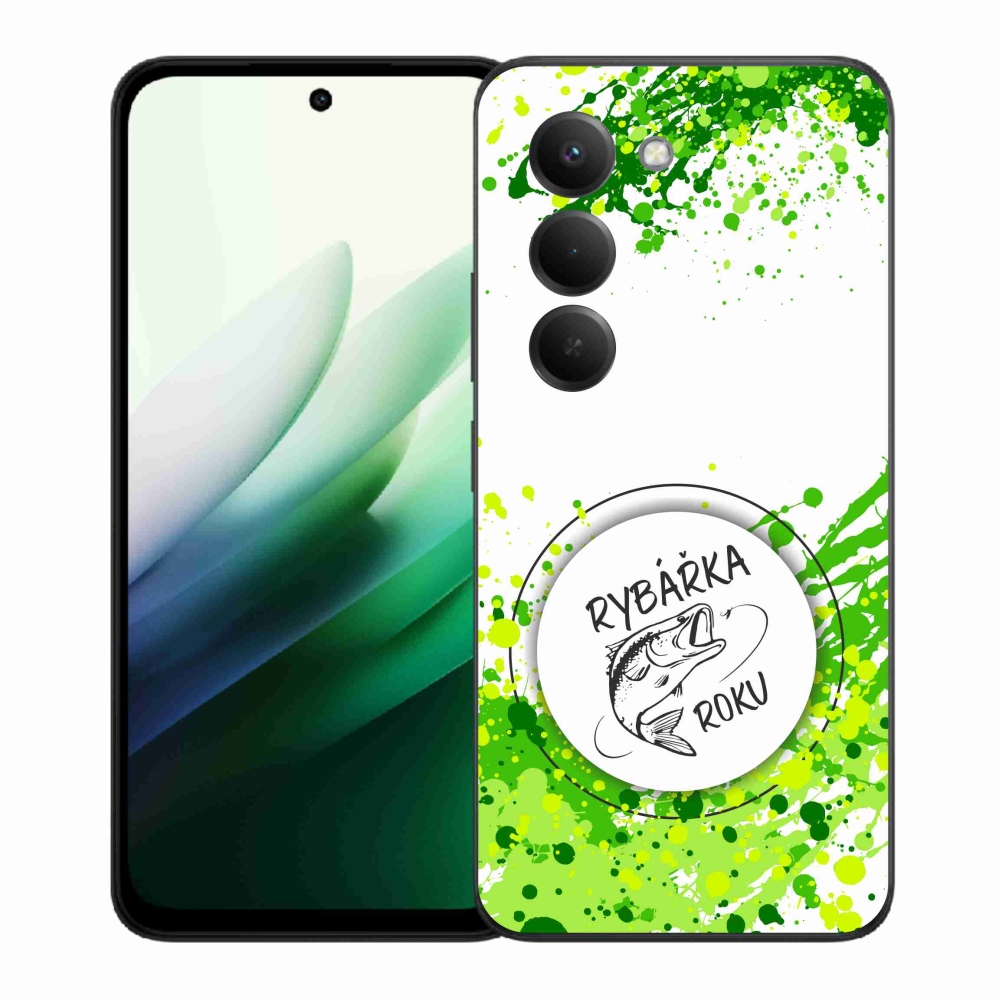 Gélový kryt mmCase na Xiaomi Redmi 15 5G - rybárka roku biele pozadie