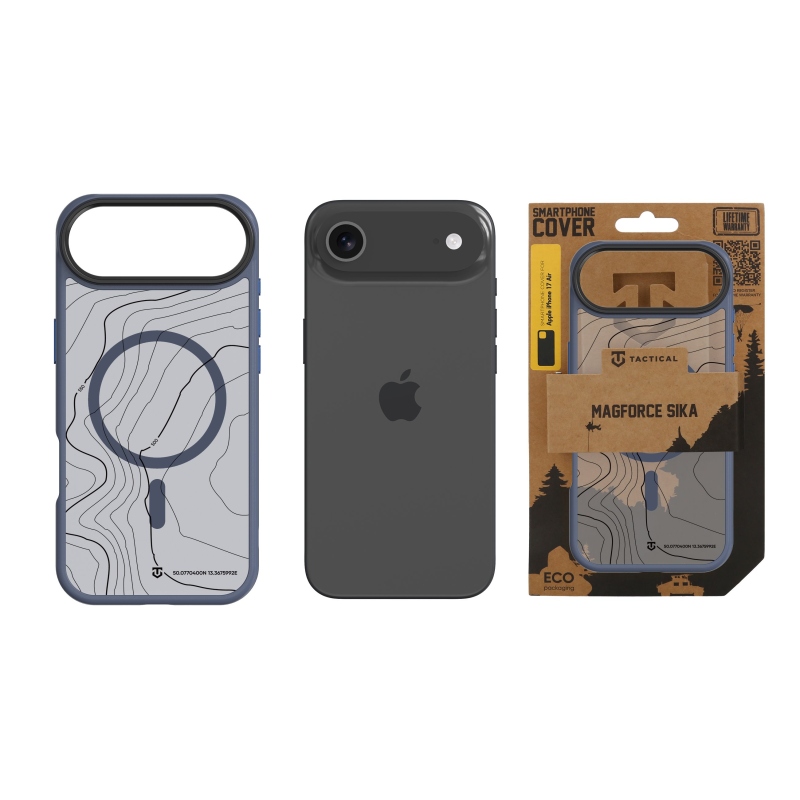 Taktický kryt MagForce Hyperstealth Sika pre iPhone Air Deep Blue