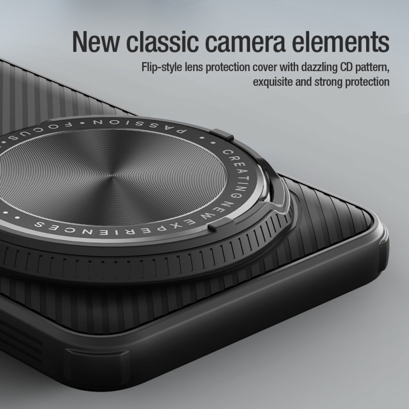 Nillkin CamShield Prop Zadný Kryt pre Xiaomi 15 Ultra Black