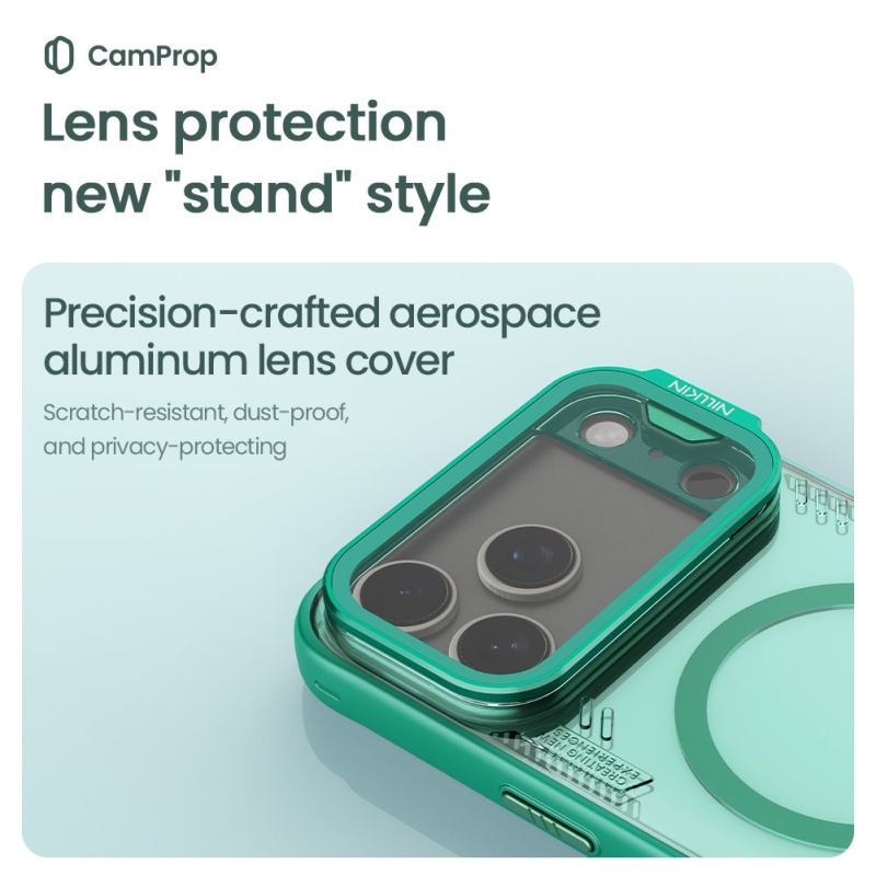 Nillkin Iceblade Prop Magnetický kryt pre Apple iPhone 17 Pro Max Green