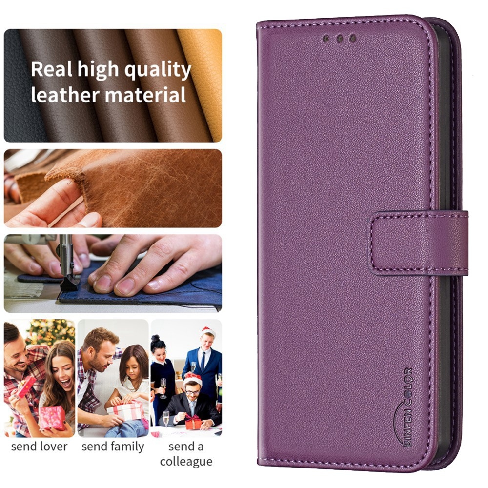 BNF knižkové púzdro na Samsung Galaxy Xcover 7 Pro - tmavofialové