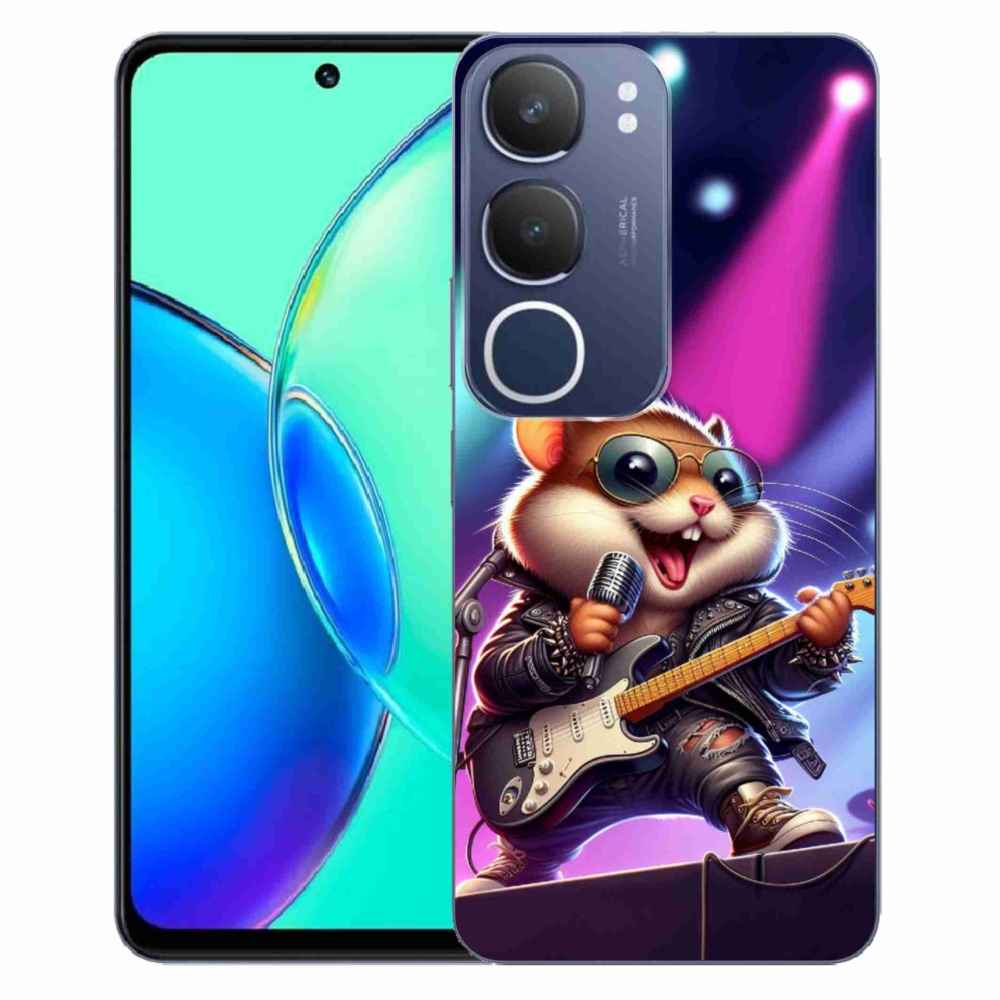 Gélový kryt mmCase na Vivo Y19s - škrečok rocker