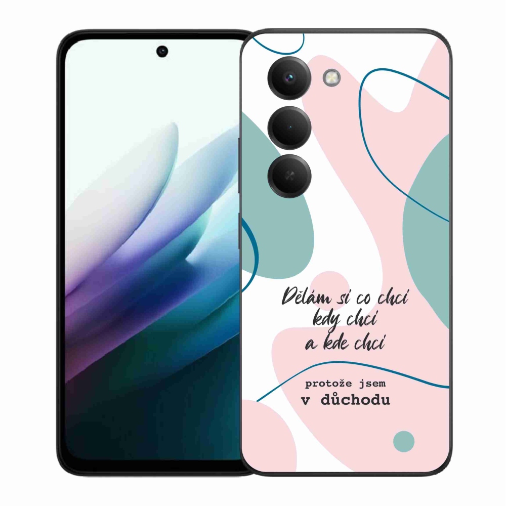 Gélový kryt mmCase na Xiaomi Redmi 15 4G/5G (171mm) - vtipný text 10 biele pozadie