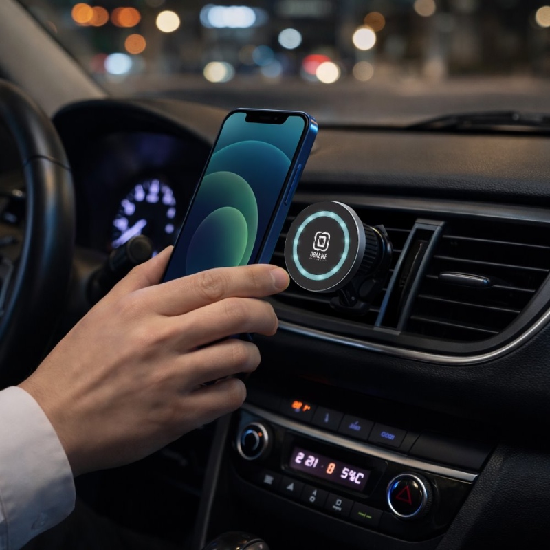BALENIE:ME MagNetix Aura Bezdrôtový nabíjací držiak do auta 15W čierny