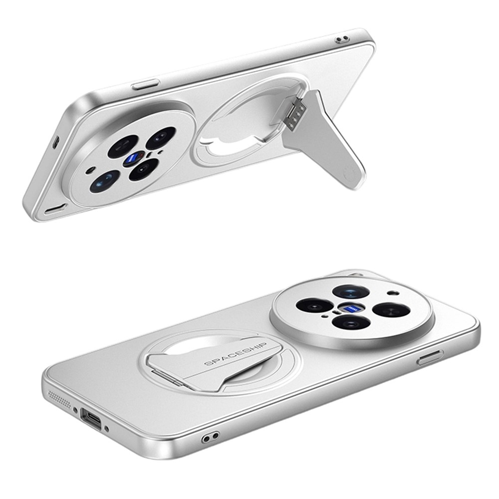 Hidden odolný kryt s MagSafe na Vivo X300 Pro - strieborný