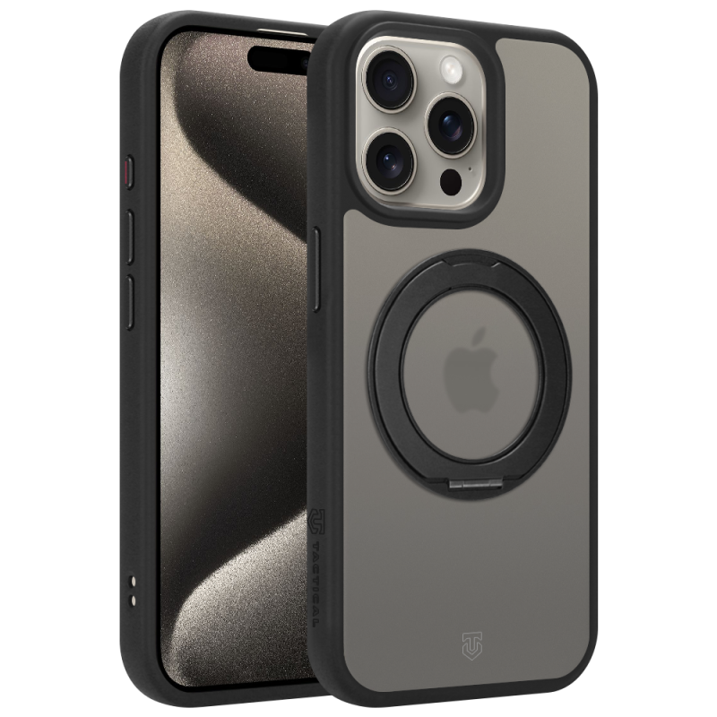 Tactical MagForce Hyperstand – puzdro pre Apple iPhone 15 Pro Max v farbe Asphalt