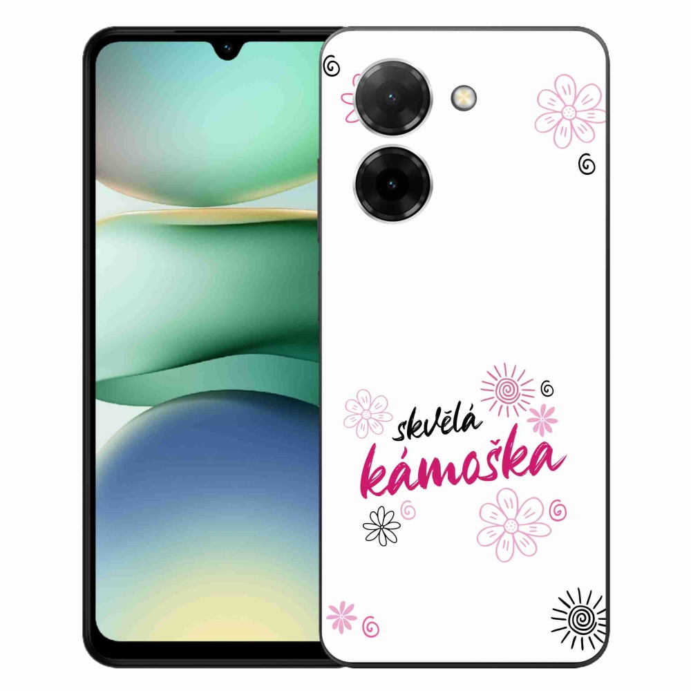 Gélový kryt mmCase na Xiaomi Redmi A5 (171.7x77.8x8.3mm) - skvelá kamoška biele pozadie