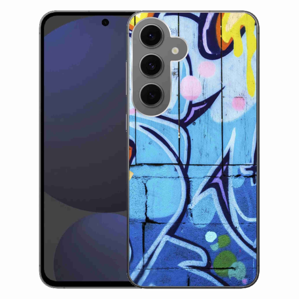 Gélový kryt mmCase na Samsung Galaxy S24 FE - graffiti