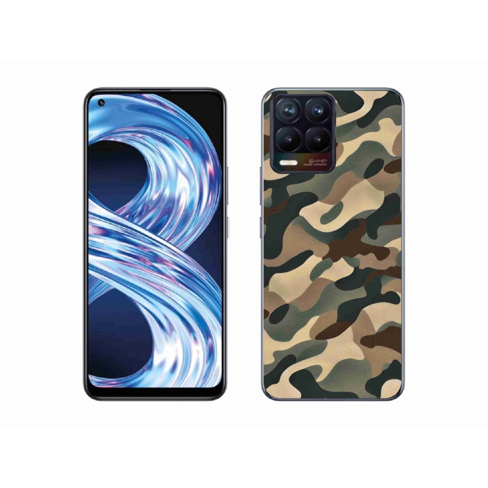 Gélový kryt mmCase na Realme 8 Pro - maskáčový vzor 11