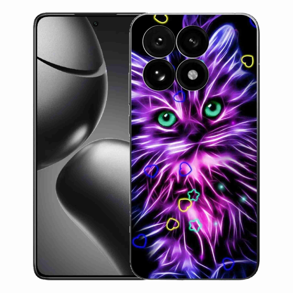 Gélový kryt mmCase na Xiaomi 15T - abstraktná mačka
