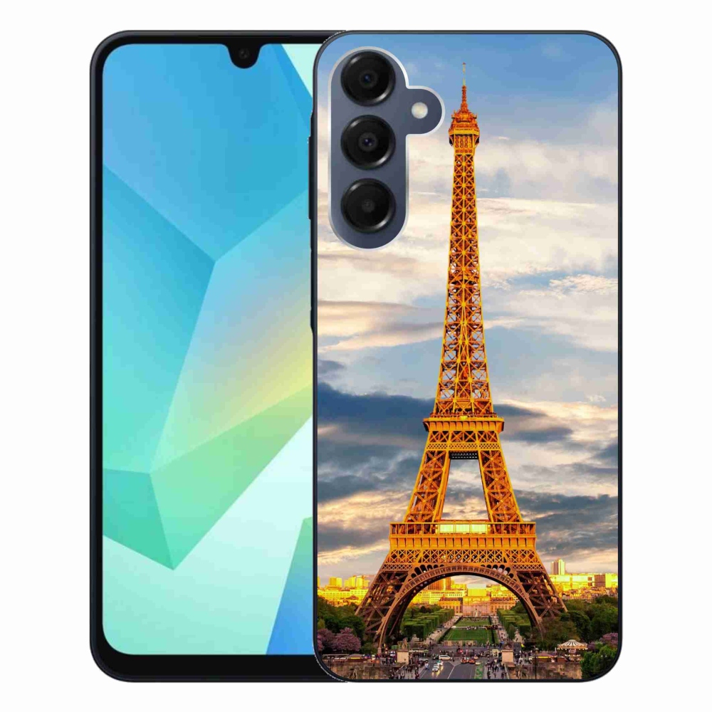 Gélový kryt mmCase na Samsung Galaxy A16 4G/5G - eiffelova veža 3