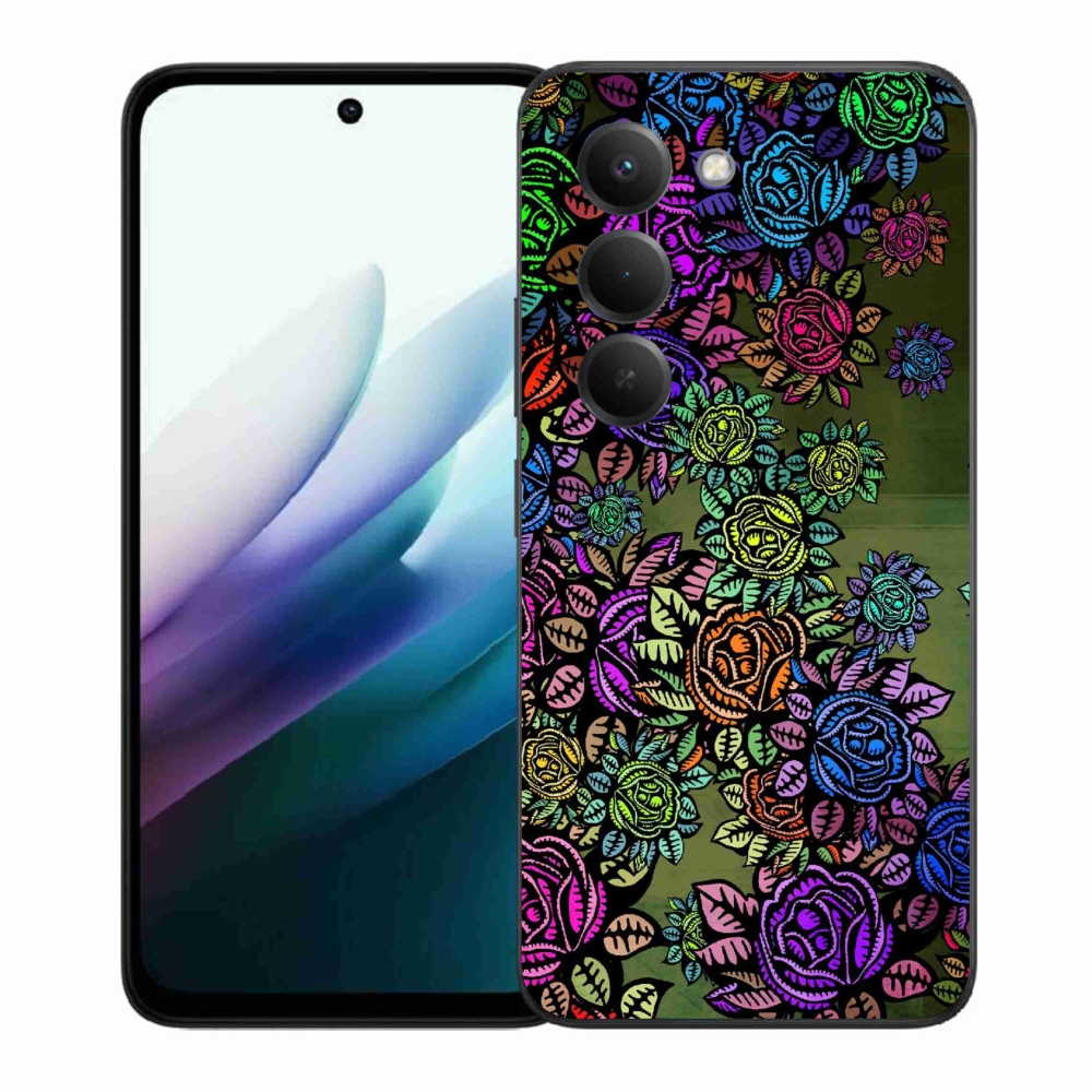 Gélový kryt mmCase na Xiaomi Redmi 15 4G/5G (171mm) - kvety 6