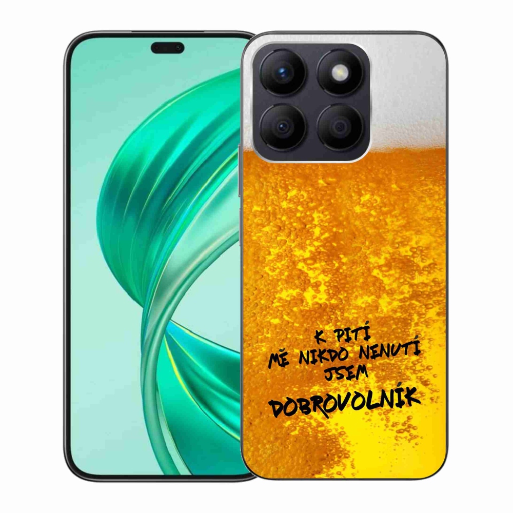 Gélový kryt mmCase na Honor X8b - pivný motív 4