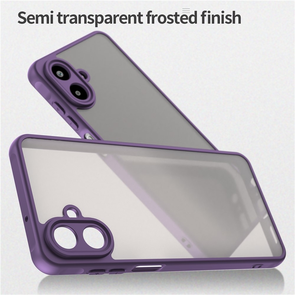 Proof gélový obal s pevným chrbtom na Samsung Galaxy A07 4G - fialový