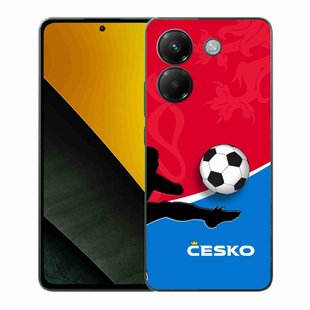 Gélový kryt mmCase na Xiaomi Poco M7 Pro 5G - futbal Česko 2