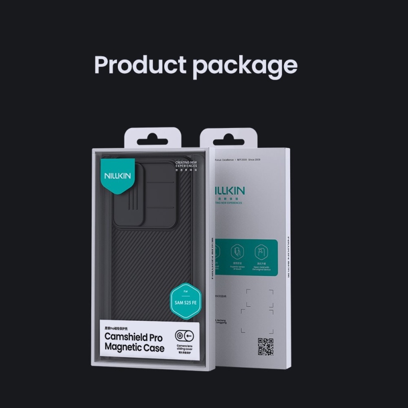 Nillkin CamShield PRO Magnetický zadný kryt pre Samsung Galaxy S25 FE Black