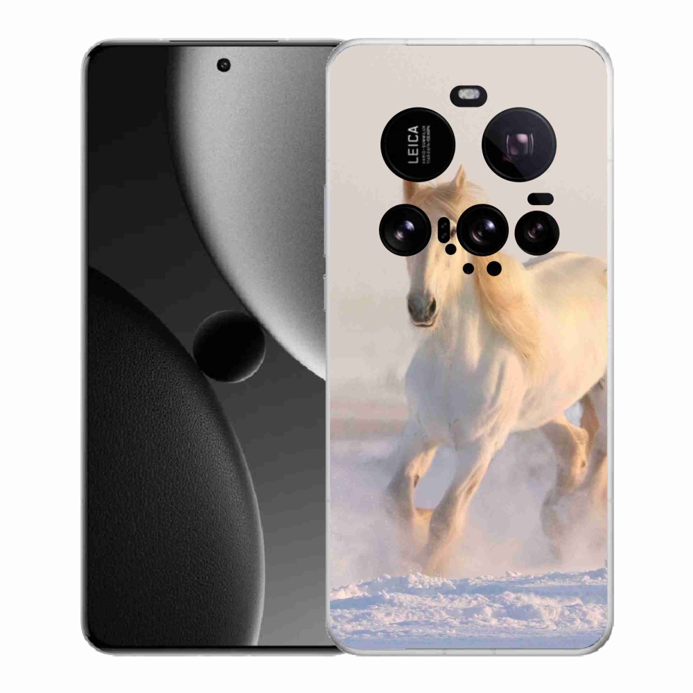 Gélový kryt mmCase na Xiaomi 15 Ultra - kôň v snehu