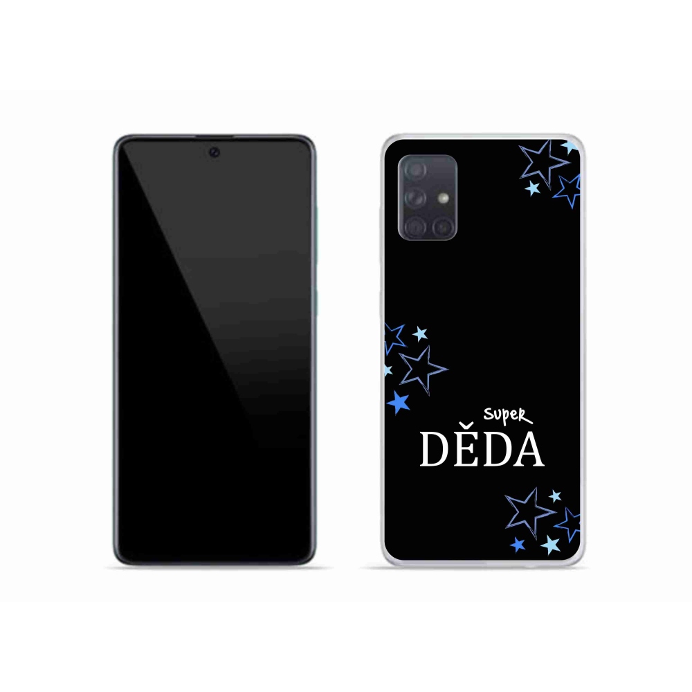 Gélový kryt mmCase na Samsung Galaxy A51 - super dedo čierne pozadie