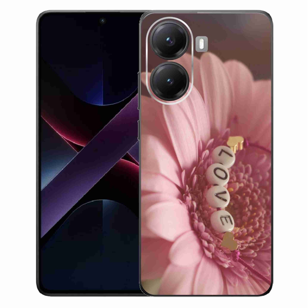 Gélový kryt mmCase na Xiaomi Poco X7 Pro 5G - prívesok love
