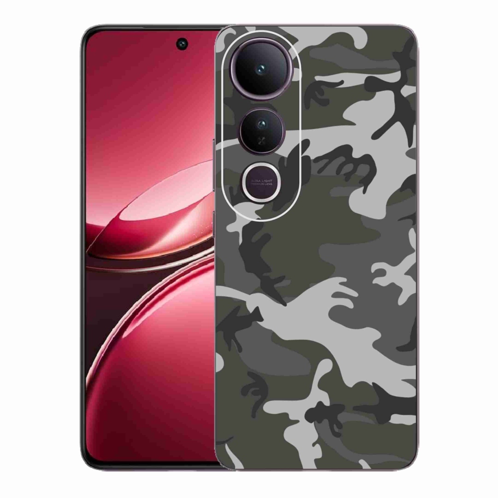 Gélový kryt mmCase na Vivo V50 Lite 4G/5G - maskáčový vzor