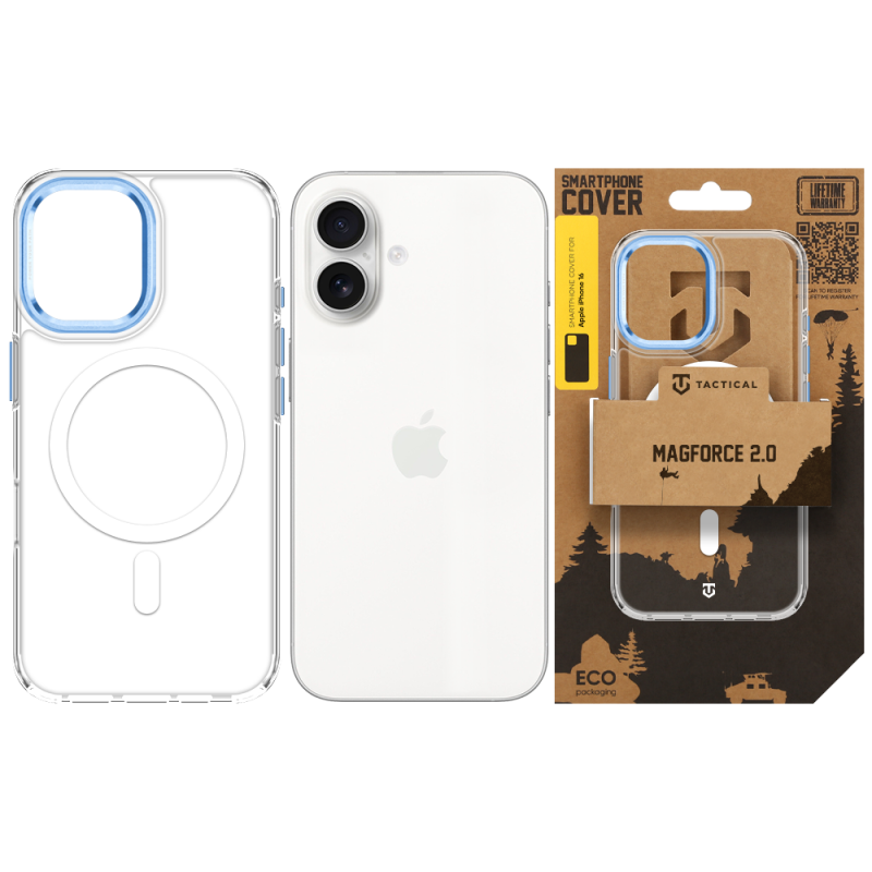 Tactical MagForce 2.0 – puzdro pre Apple iPhone 16, modré