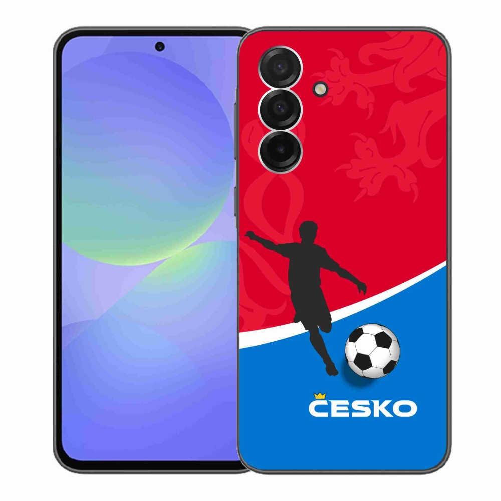 Gélový kryt mmCase na Samsung Galaxy A36 5G - futbal Česko