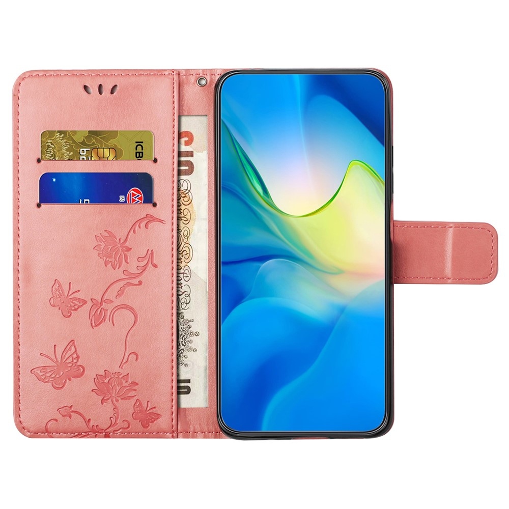 Flower knižkové púzdro na Samsung Galaxy A07 4G - ružové