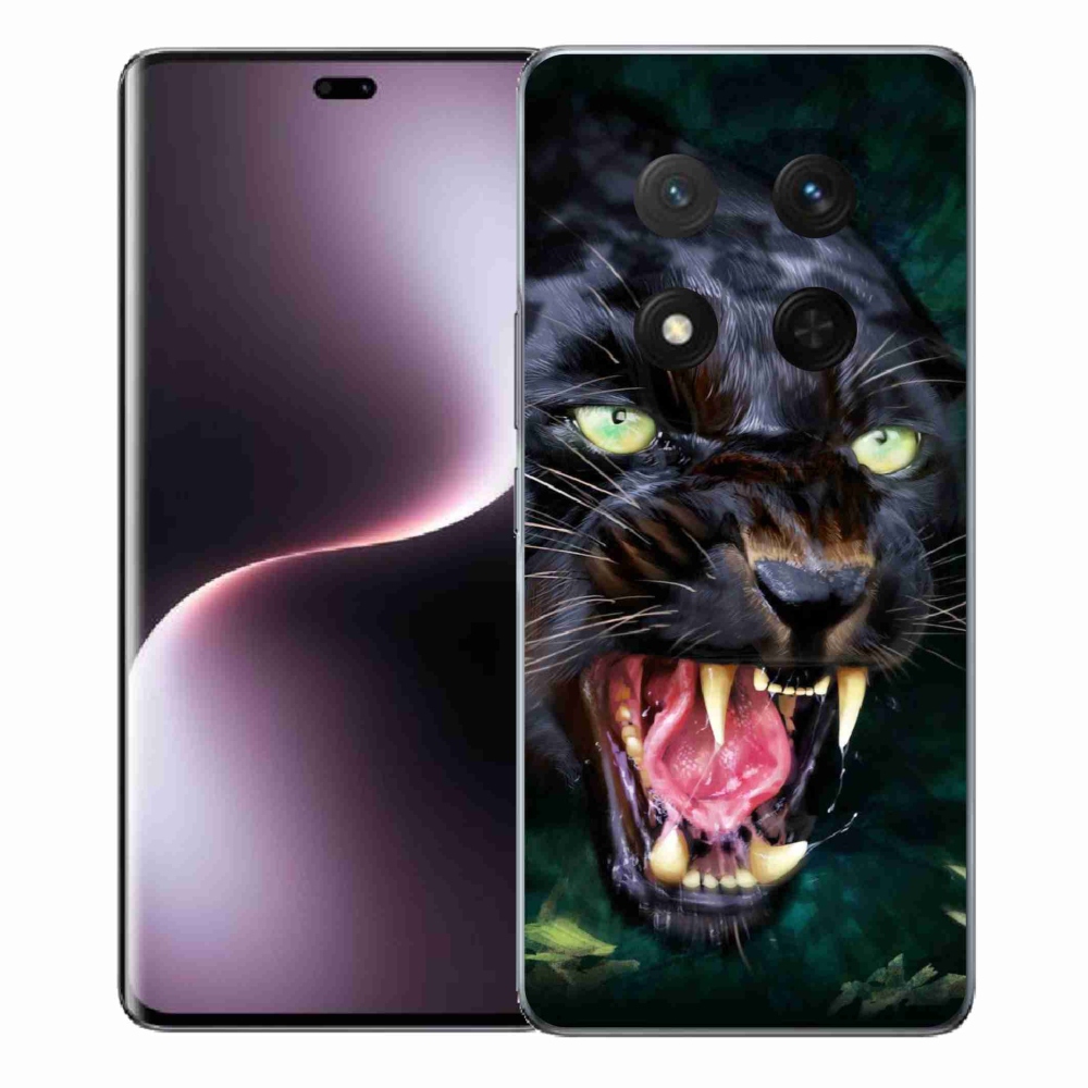 Gélový kryt mmCase na Honor Magic 7 Lite 5G - rozzúrený čierny panter