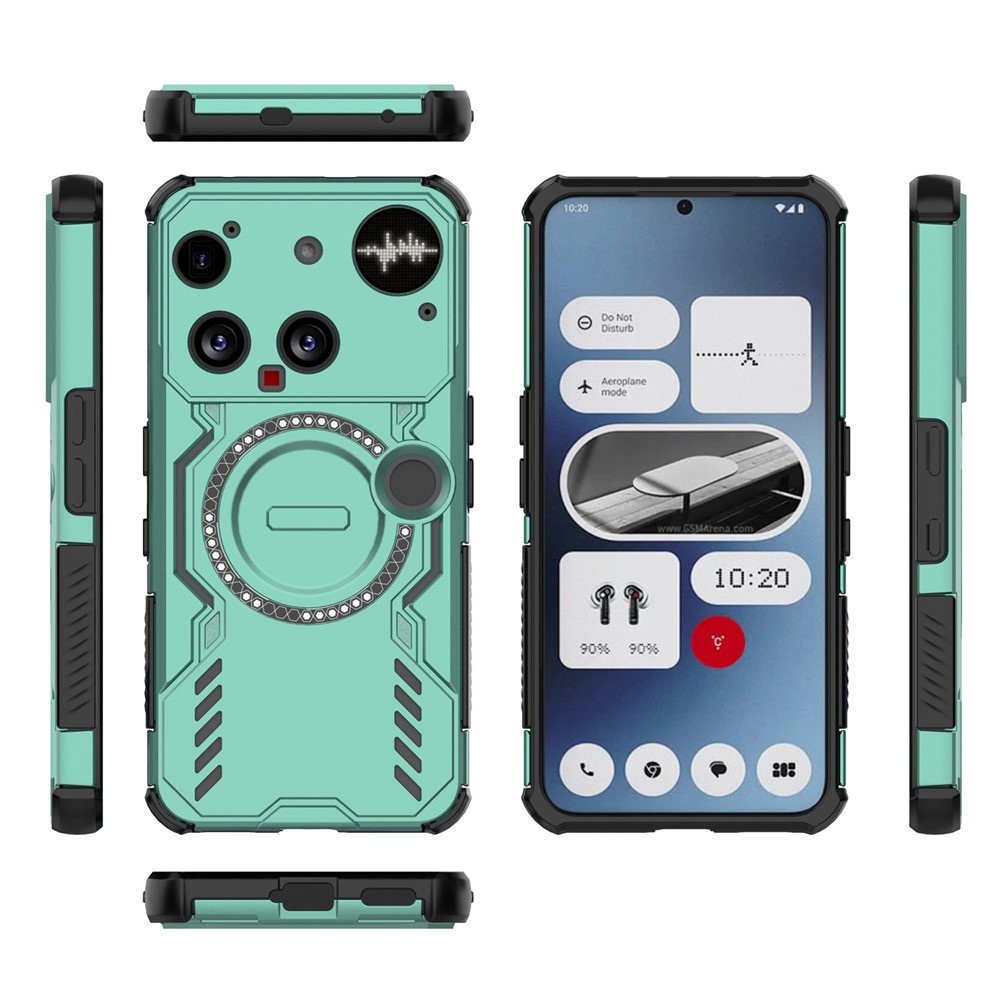 Hollow odolný kryt s MagSafe na Nothing Phone (3) 5G - zelený
