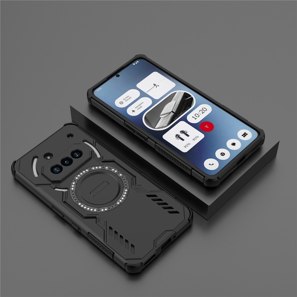 Hollow odolný kryt s MagSafe na Nothing Phone (3a) - čierny