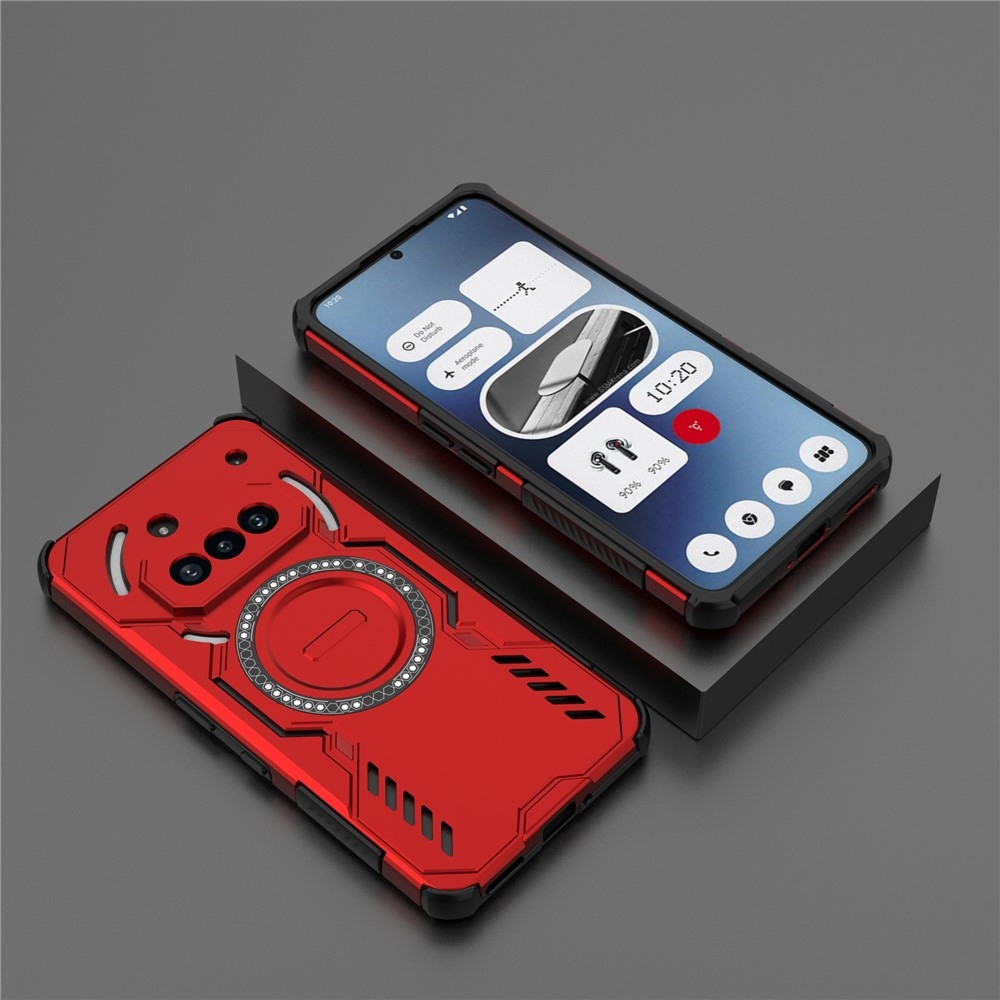 Hollow odolný kryt s MagSafe na Nothing Phone (3a) - červený