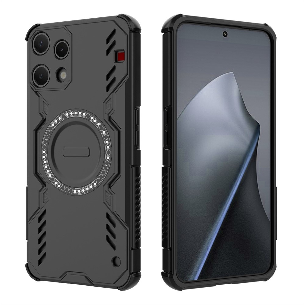 Hollow odolný kryt s MagSafe na Nothing Phone (3a) Lite 5G - čierny