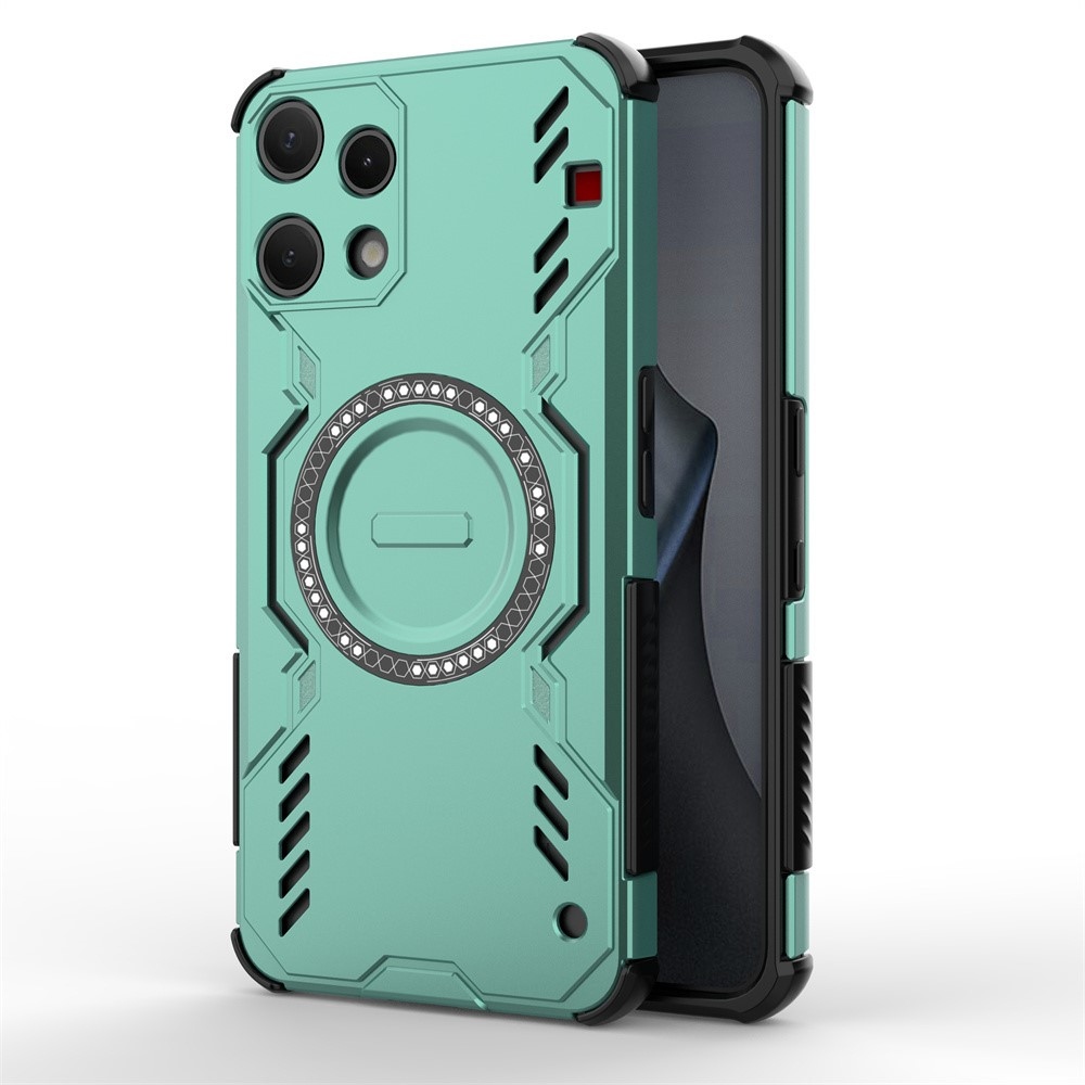 Hollow odolný kryt s MagSafe na Nothing Phone (3a) Lite 5G - zelený