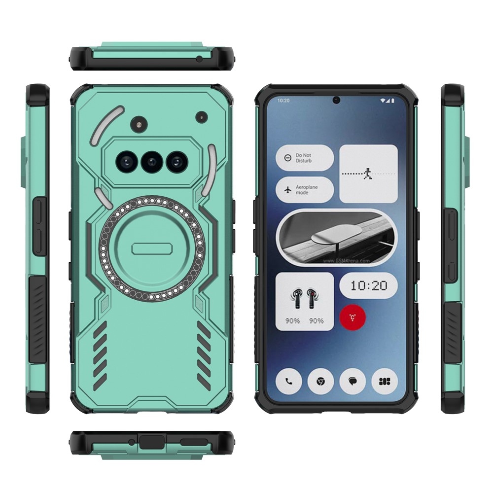 Hollow odolný kryt s MagSafe na Nothing Phone (3a) - zelený