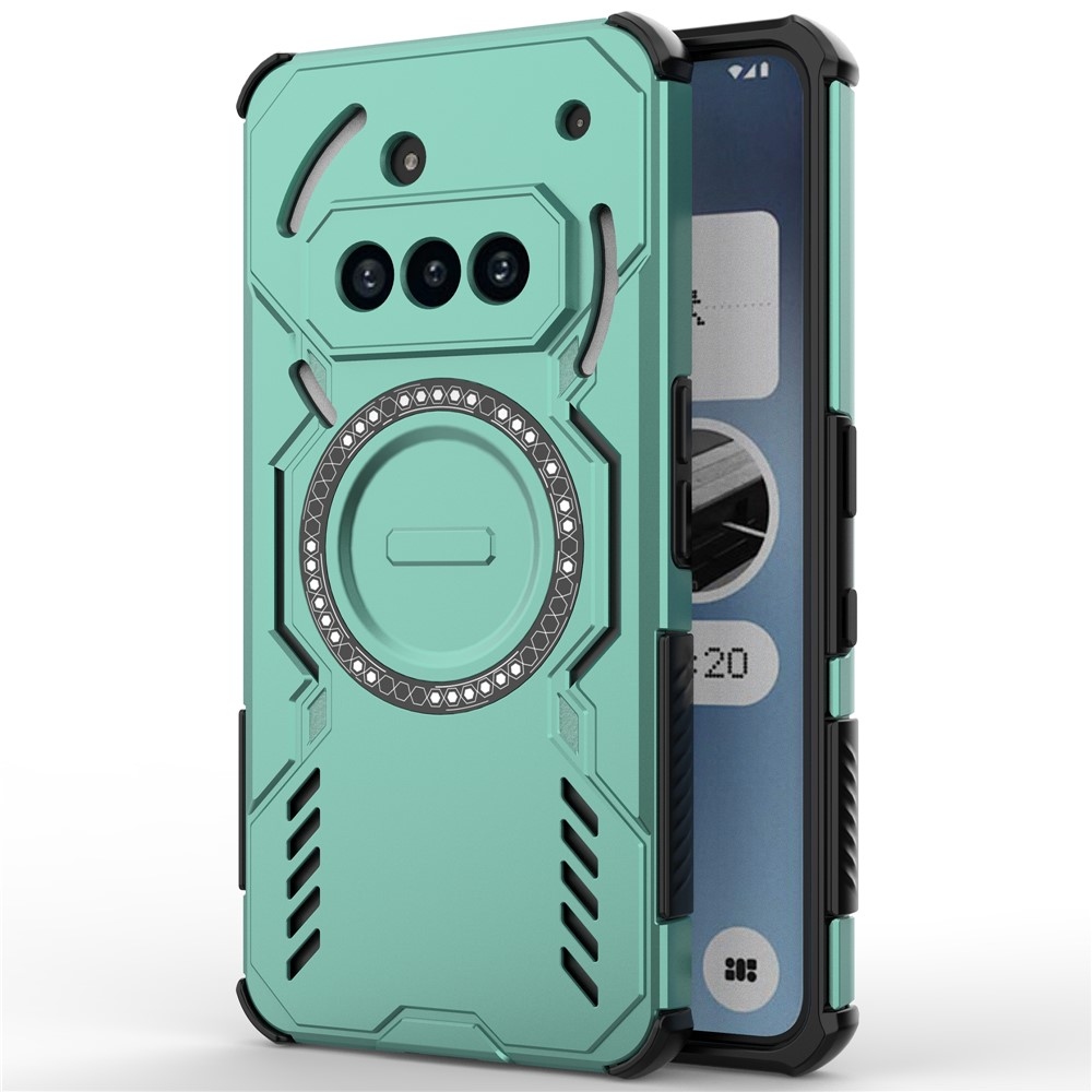 Hollow odolný kryt s MagSafe na Nothing Phone (3a) - zelený