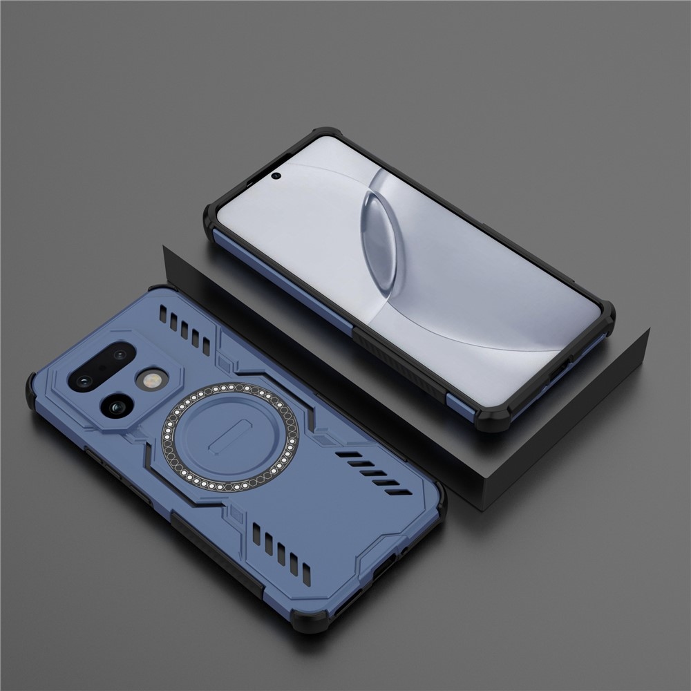 Hollow odolný kryt s MagSafe na Realme 16 Pro + 5G - modrý