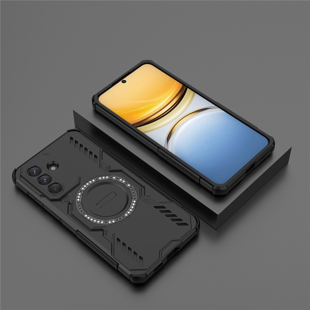 Hollow odolný kryt s MagSafe na Samsung Galaxy A57 5G - čierny