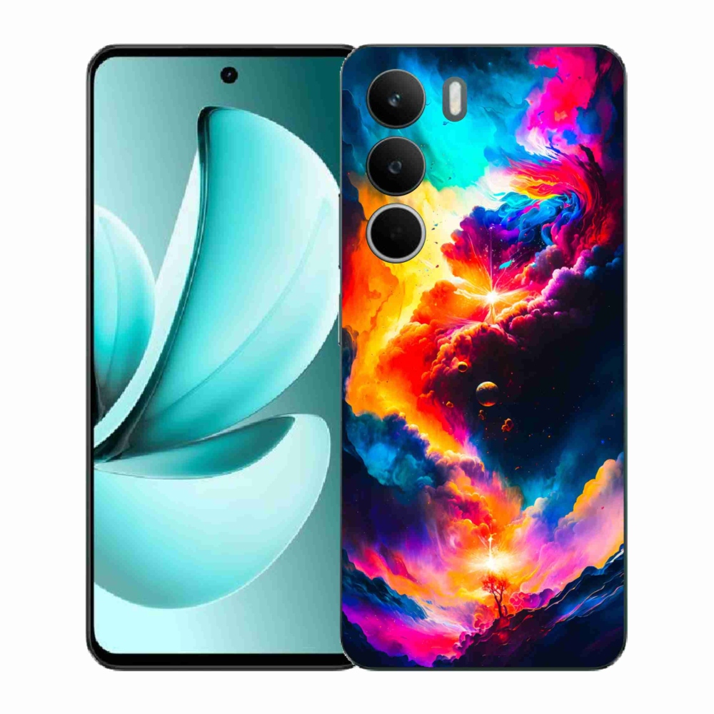 Gélový kryt mmCase na Realme C71 - abstraktný motív