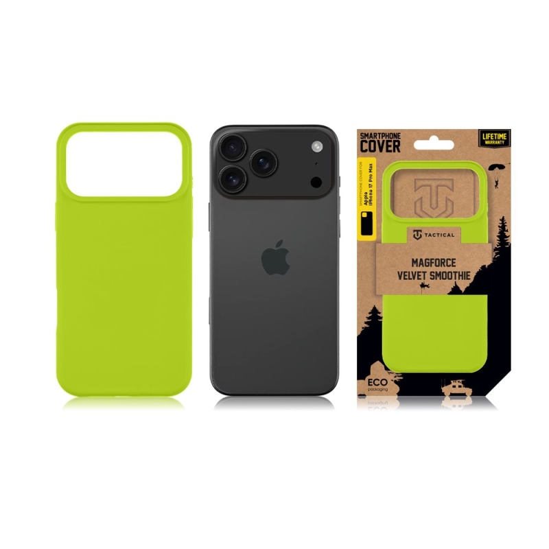 Taktický kryt MagForce Velvet Smoothie Cover pre Apple iPhone 17 Pro Max Avocado