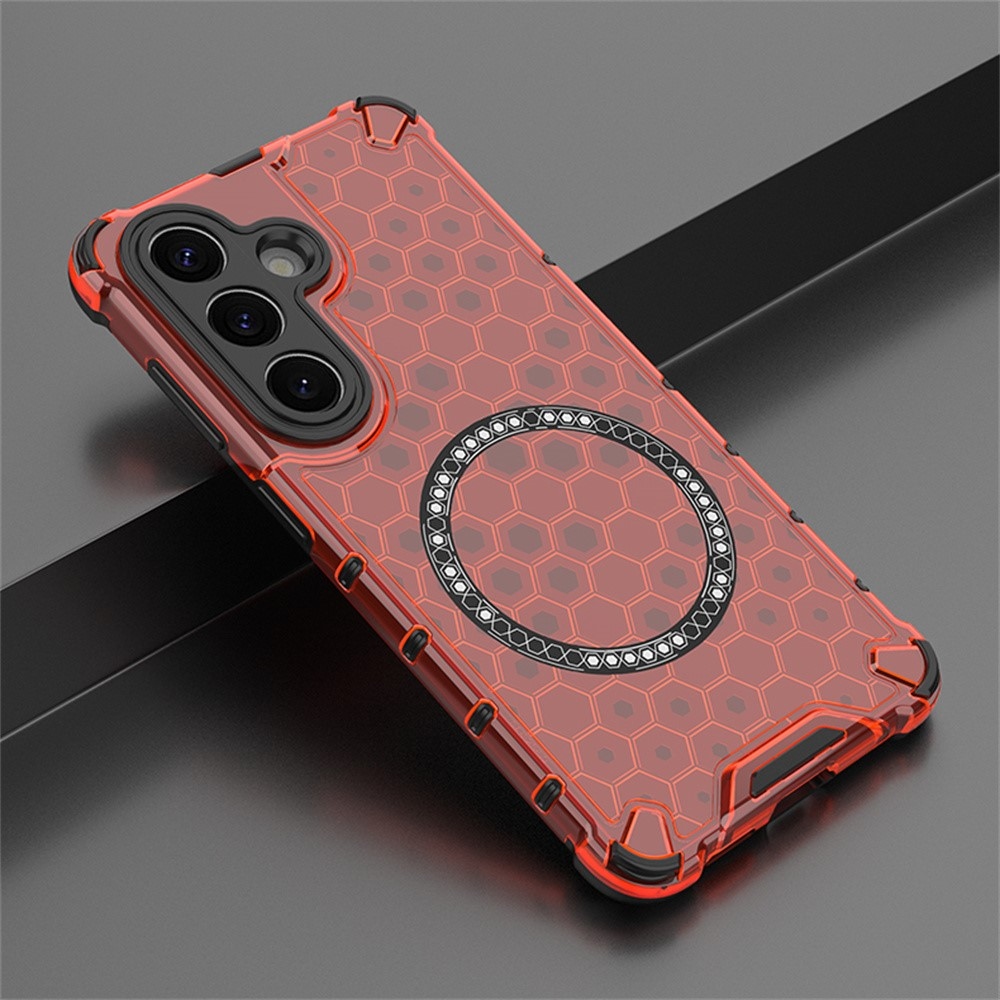 Honey odolný kryt s MagSafe na Samsung Galaxy S26/S26 Pro - červený
