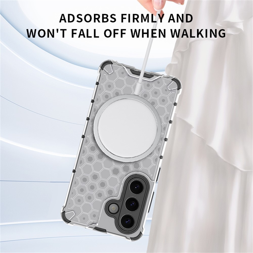 Honey odolný kryt s MagSafe na Samsung Galaxy S26/S26 Pro - priehľadný