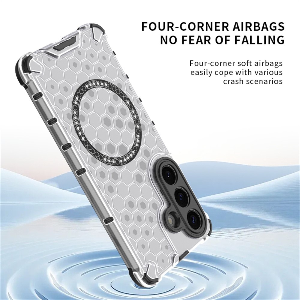 Honey odolný kryt s MagSafe na Samsung Galaxy S26/S26 Pro - priehľadný