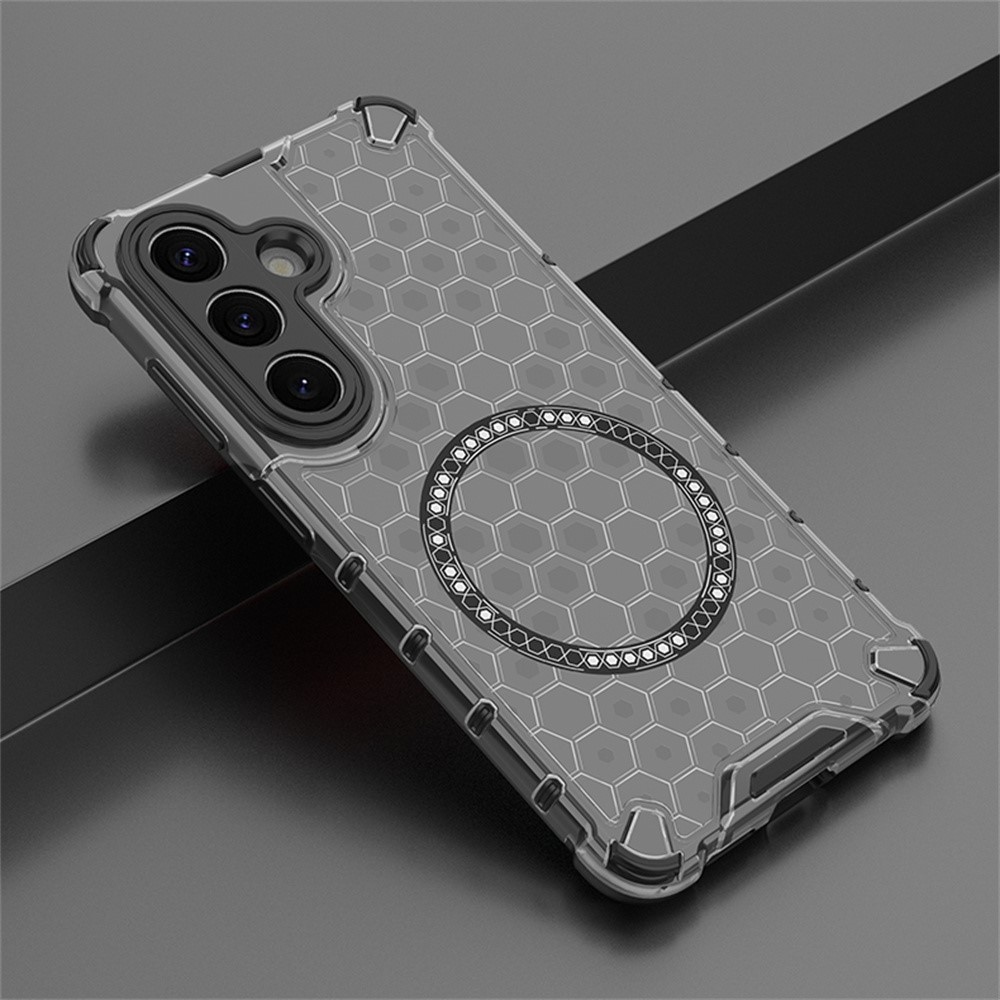 Honey odolný kryt s MagSafe na Samsung Galaxy S26/S26 Pro - sivý